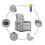 Sillón de masaje eléctrico reclinable elevable tela gris nube von , Sessel - Ref: Foro24-3303293, Preis: 346,46 €, Rabatt: %