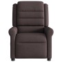 Sillón reclinable de masaje eléctrico tela marrón oscuro de , Sillones - Ref: Foro24-3303309, Precio: 259,56 €, Descuento: %