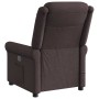 Sillón reclinable de masaje eléctrico tela marrón oscuro de , Sillones - Ref: Foro24-3303309, Precio: 259,56 €, Descuento: %