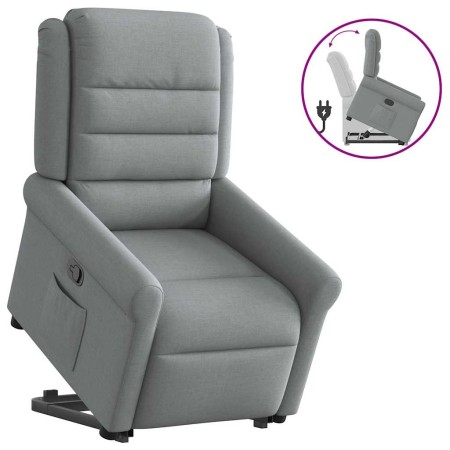 Sillón reclinable elevable de tela gris claro von , Sessel - Ref: Foro24-3303314, Preis: 271,55 €, Rabatt: %