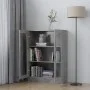 Vitrine aus grauem Sperrholz 82,5x30,5x115 cm von vidaXL, Bücherregale und Regale - Ref: Foro24-802754, Preis: 90,23 €, Rabat...