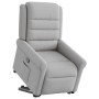 Sillón reclinable elevable de tela gris nube de , Sillones - Ref: Foro24-3303323, Precio: 261,13 €, Descuento: %