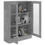Vitrine aus grauem Sperrholz 82,5x30,5x115 cm von vidaXL, Bücherregale und Regale - Ref: Foro24-802754, Preis: 89,94 €, Rabat...