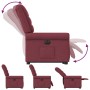 Sillón eléctrico reclinable elevable de tela rojo tinto von , Sessel - Ref: Foro24-3303337, Preis: 303,93 €, Rabatt: %