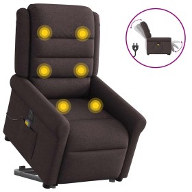 Sillón masaje eléctrico reclinable elevable tela marrón oscuro von , Sessel - Ref: Foro24-3303349, Preis: 325,94 €, Rabatt: %