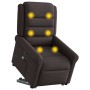 Sillón masaje eléctrico reclinable elevable tela marrón oscuro von , Sessel - Ref: Foro24-3303349, Preis: 325,94 €, Rabatt: %
