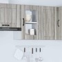 Armario de pared para cocina puerta cristal Lucca gris sonoma von , Küchenschränke - Ref: Foro24-853773, Preis: 59,96 €, Raba...