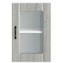 Armario de pared para cocina puerta cristal Lucca gris sonoma von , Küchenschränke - Ref: Foro24-853773, Preis: 59,96 €, Raba...