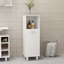 Badezimmerschrank aus glänzend weißem Sperrholz, 30 x 30 x 95 cm von vidaXL, Badezimmermöbel - Ref: Foro24-802621, Preis: 58,...