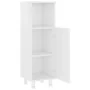 Badezimmerschrank aus glänzend weißem Sperrholz, 30 x 30 x 95 cm von vidaXL, Badezimmermöbel - Ref: Foro24-802621, Preis: 54,...