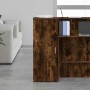 Armario de madera de ingeniería roble ahumado 40x45x103,5 cm von , Schließfächer und Lagerschränke - Ref: Foro24-859037, Prei...