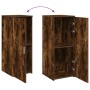 Armario de madera de ingeniería roble ahumado 40x45x103,5 cm von , Schließfächer und Lagerschränke - Ref: Foro24-859037, Prei...