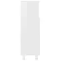 Glossy white plywood bathroom cabinet 30x30x95 cm by vidaXL, Bathroom furniture - Ref: Foro24-802621, Price: 54,41 €, Discoun...