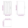 Armario de pared de cocina Lucca roble marrón von , Küchenschränke - Ref: Foro24-853784, Preis: 46,79 €, Rabatt: %