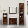 Set de muebles baño 3 pzas madera contrachapada roble ahumado von , Badezimmermöbel - Ref: Foro24-3301017, Preis: 256,42 €, R...