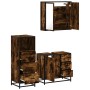 Set de muebles baño 3 pzas madera contrachapada roble ahumado von , Badezimmermöbel - Ref: Foro24-3301017, Preis: 256,42 €, R...