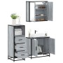 Set de muebles de baño 3 pzas madera contrachapada gris sonoma von , Badezimmermöbel - Ref: Foro24-3301008, Preis: 231,81 €, ...