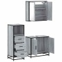 Set de muebles de baño 3 pzas madera contrachapada gris sonoma von , Badezimmermöbel - Ref: Foro24-3301008, Preis: 231,81 €, ...