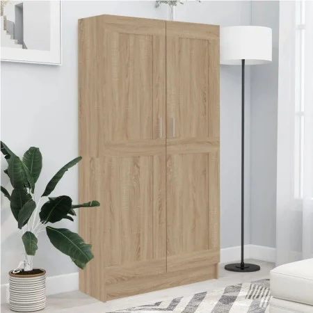 Bücherschrank aus Eichensperrholz, 82,5 x 30,5 x 150 cm von vidaXL, Bücherregale und Regale - Ref: Foro24-802726, Preis: 128,...