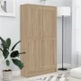 Bücherschrank aus Eichensperrholz, 82,5 x 30,5 x 150 cm von vidaXL, Bücherregale und Regale - Ref: Foro24-802726, Preis: 128,...