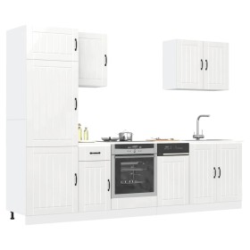 Mueble cocina Kalmar blanco de alto brillo 7 pzas by , Kitchen cabinets - Ref: Foro24-3314773, Price: 653,64 €, Discount: %