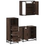Set de muebles baño 3 pzas madera contrachapada roble marrón von , Badezimmermöbel - Ref: Foro24-3301029, Preis: 228,02 €, Ra...