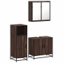 Set de muebles baño 3 pzas madera contrachapada roble marrón von , Badezimmermöbel - Ref: Foro24-3300949, Preis: 196,76 €, Ra...