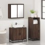 Set de muebles baño 3 pzas madera contrachapada roble marrón von , Badezimmermöbel - Ref: Foro24-3300949, Preis: 196,76 €, Ra...