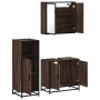 Set de muebles baño 3 pzas madera contrachapada roble marrón von , Badezimmermöbel - Ref: Foro24-3300949, Preis: 196,76 €, Ra...