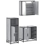 Set de muebles de baño 3 pzas madera contrachapada gris sonoma von , Badezimmermöbel - Ref: Foro24-3300968, Preis: 233,17 €, ...