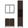 Set de muebles baño 3 pzas madera contrachapada roble marrón von , Badezimmermöbel - Ref: Foro24-3301069, Preis: 247,57 €, Ra...