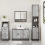 Set de muebles de baño 3 pzas madera contrachapada gris sonoma by , Bathroom furniture - Ref: Foro24-3301043, Price: 253,39 €...
