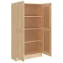 Bücherschrank aus Eichensperrholz, 82,5 x 30,5 x 150 cm von vidaXL, Bücherregale und Regale - Ref: Foro24-802726, Preis: 128,...