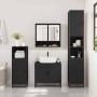 Juego de muebles de baño 3 pzas madera contrachapada negro by , Bathroom furniture - Ref: Foro24-3301095, Price: 296,40 €, Di...
