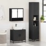 Juego de muebles de baño 3 pzas madera contrachapada negro by , Bathroom furniture - Ref: Foro24-3301095, Price: 296,40 €, Di...