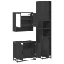 Juego de muebles de baño 3 pzas madera contrachapada negro by , Bathroom furniture - Ref: Foro24-3301095, Price: 296,40 €, Di...