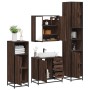 Set de muebles baño 4 pzas madera contrachapada roble marrón von , Badezimmermöbel - Ref: Foro24-3301199, Preis: 399,51 €, Ra...