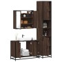 Set de muebles baño 3 pzas madera contrachapada roble marrón by , Bathroom furniture - Ref: Foro24-3301074, Price: 274,31 €, ...