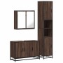 Set de muebles baño 3 pzas madera contrachapada roble marrón by , Bathroom furniture - Ref: Foro24-3301074, Price: 274,31 €, ...