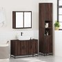 Set de muebles baño 3 pzas madera contrachapada roble marrón by , Bathroom furniture - Ref: Foro24-3301074, Price: 274,31 €, ...