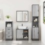 Set de muebles de baño 3 pzas madera contrachapada gris sonoma by , Bathroom furniture - Ref: Foro24-3301088, Price: 303,65 €...