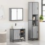 Set de muebles de baño 3 pzas madera contrachapada gris sonoma by , Bathroom furniture - Ref: Foro24-3301088, Price: 303,65 €...