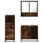 Set de muebles baño 3 pzas madera contrachapada roble ahumado von , Badezimmermöbel - Ref: Foro24-3301057, Preis: 236,75 €, R...