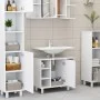 Weißer Badezimmerschrank aus Sperrholz, 60 x 32 x 53,5 cm von vidaXL, Badezimmermöbel - Ref: Foro24-802633, Preis: 47,98 €, R...