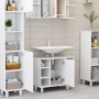Weißer Badezimmerschrank aus Sperrholz, 60 x 32 x 53,5 cm von vidaXL, Badezimmermöbel - Ref: Foro24-802633, Preis: 48,59 €, R...