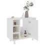 Weißer Badezimmerschrank aus Sperrholz, 60 x 32 x 53,5 cm von vidaXL, Badezimmermöbel - Ref: Foro24-802633, Preis: 47,98 €, R...