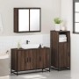 Set de muebles baño 3 pzas madera contrachapada roble marrón by , Bathroom furniture - Ref: Foro24-3300954, Price: 222,85 €, ...