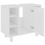 Weißer Badezimmerschrank aus Sperrholz, 60 x 32 x 53,5 cm von vidaXL, Badezimmermöbel - Ref: Foro24-802633, Preis: 47,98 €, R...
