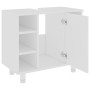 Weißer Badezimmerschrank aus Sperrholz, 60 x 32 x 53,5 cm von vidaXL, Badezimmermöbel - Ref: Foro24-802633, Preis: 48,59 €, R...