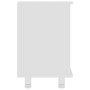 Armario de baño madera contrachapada blanco 60x32x53,5 cm